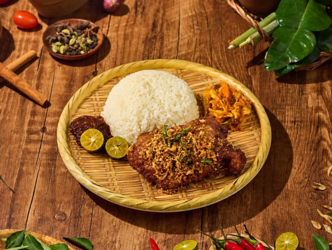 Pork Berempah — Super tender fried pork loin chop with deep rempah flavour and serious crackle.